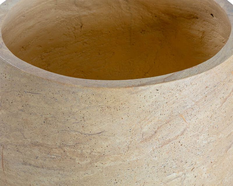 Aster Small Travertine Look Planter image number 2