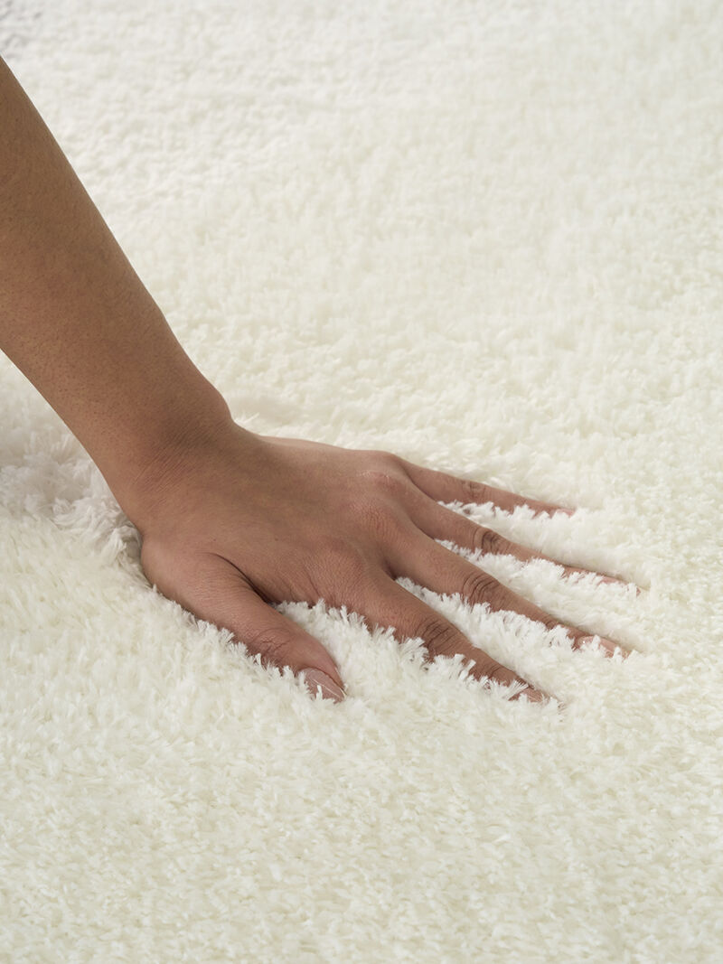 Pacific Shag PCS02 Ivory/Gray 5'3" x 7'3" Rug