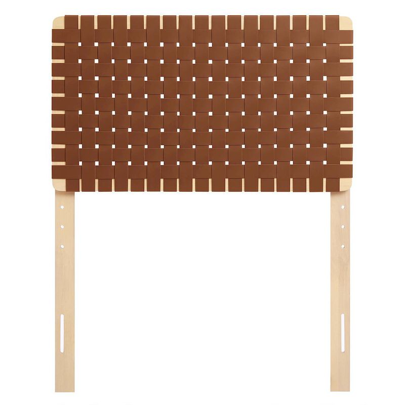 Sparta Weave Vegan Leather Twin Headboard image number 4