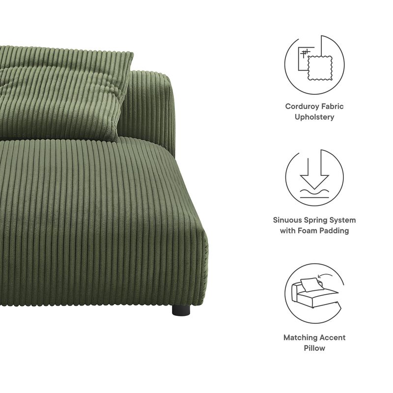 Modway Solace Lounge Chair, Fern image number 3