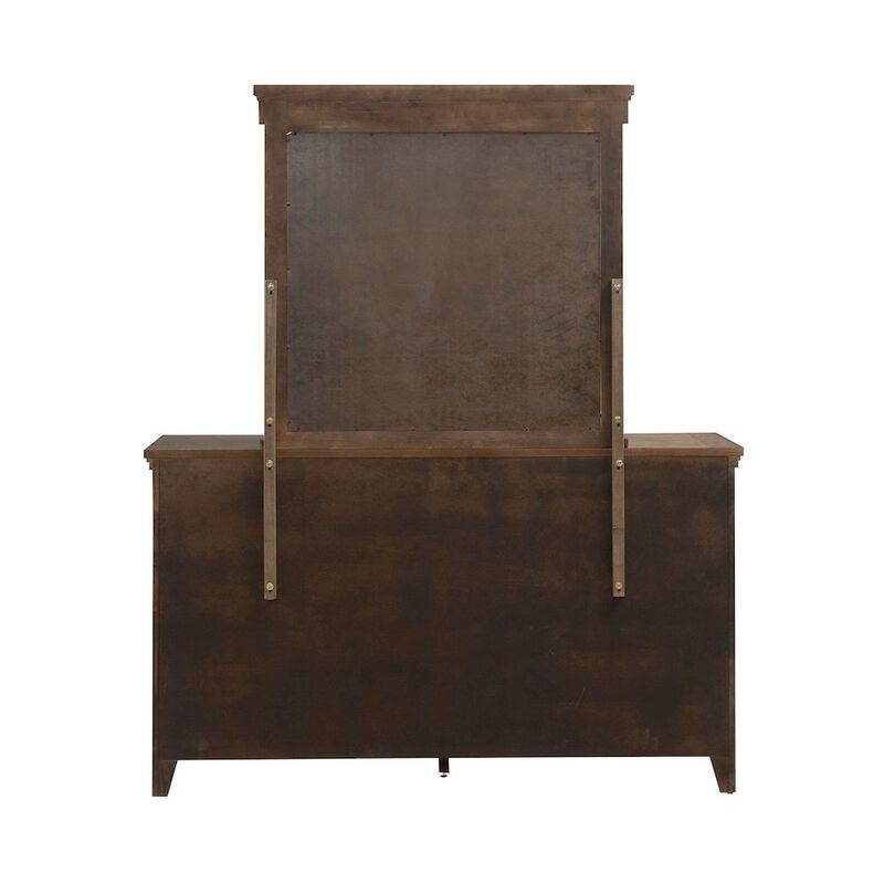 Liberty Furniture Carolina Park Bedroom Dresser & Mirror Set Transitional - Amber Brown image number 4