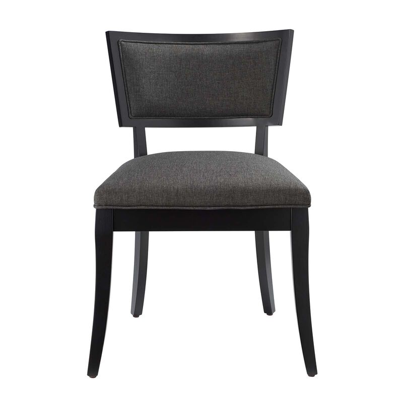Pristine Upholstered Fabric Dining Chairs - Set of 2