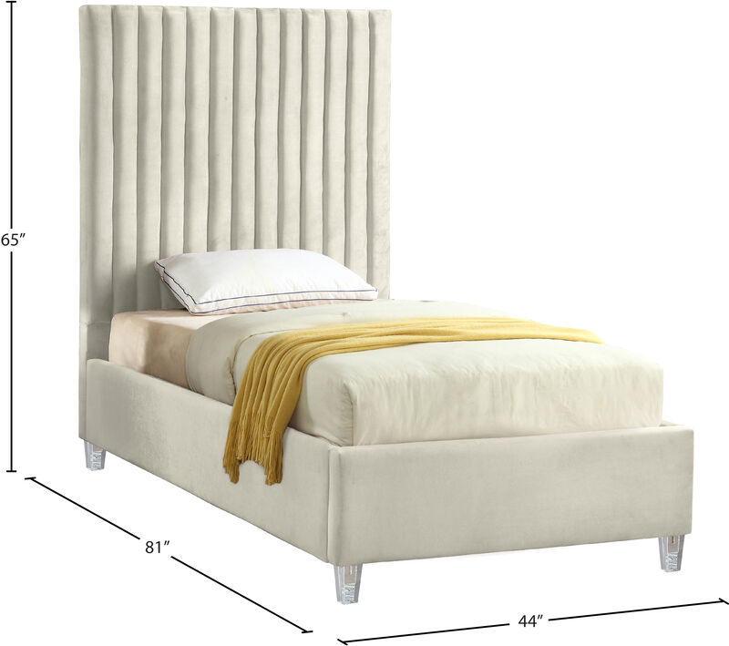 Meridian Furniture Candace Twin Bed image number 3