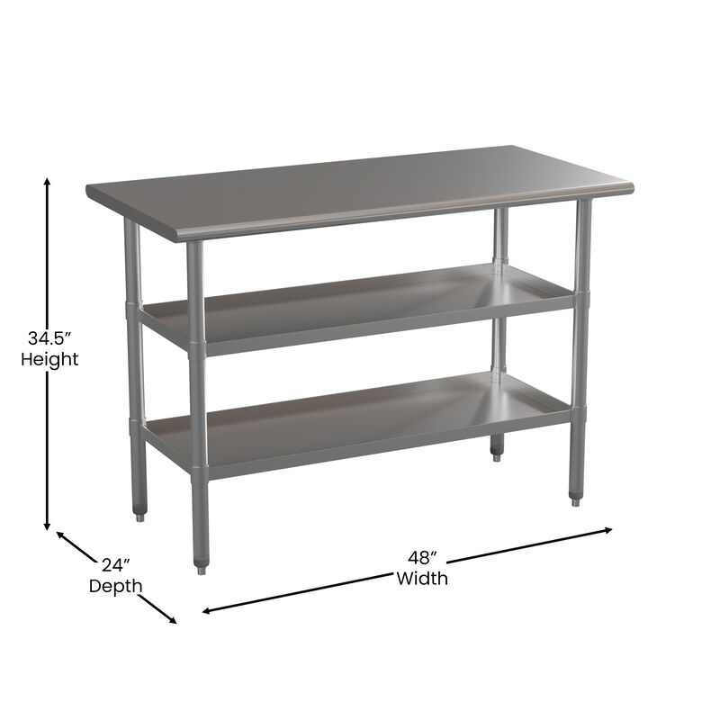 Stainless Steel Worktables image number 4