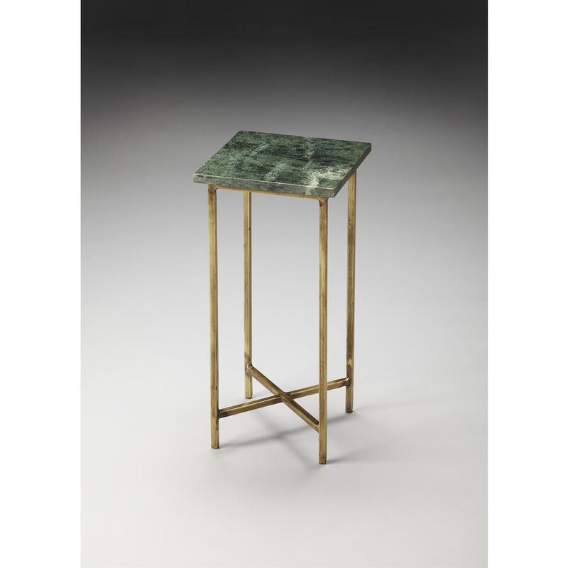Butler Specialty Versilia Green Marble Scatter Side  Table, Green image number 1