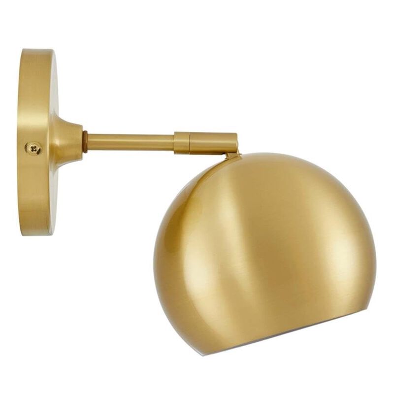 Modway Satin Brass Chalice Swing-Arm Metal Wall Sconce EEI-5613-SBR image number 2