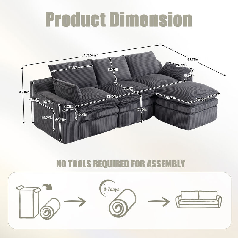 Jondze Sectional Sofa image number 9