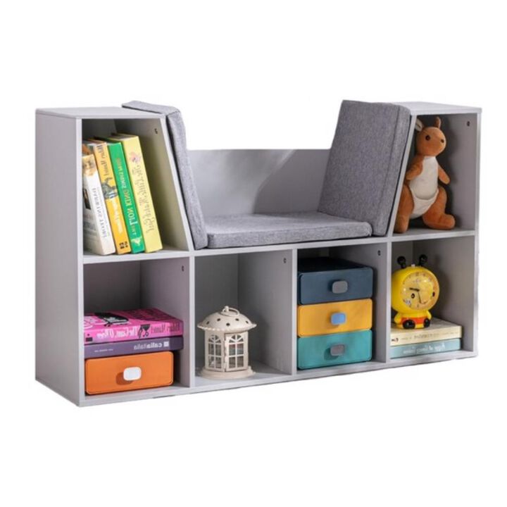 Kids Toy Storage Organizer with Shelves and Bins for Playroom & Bedroom