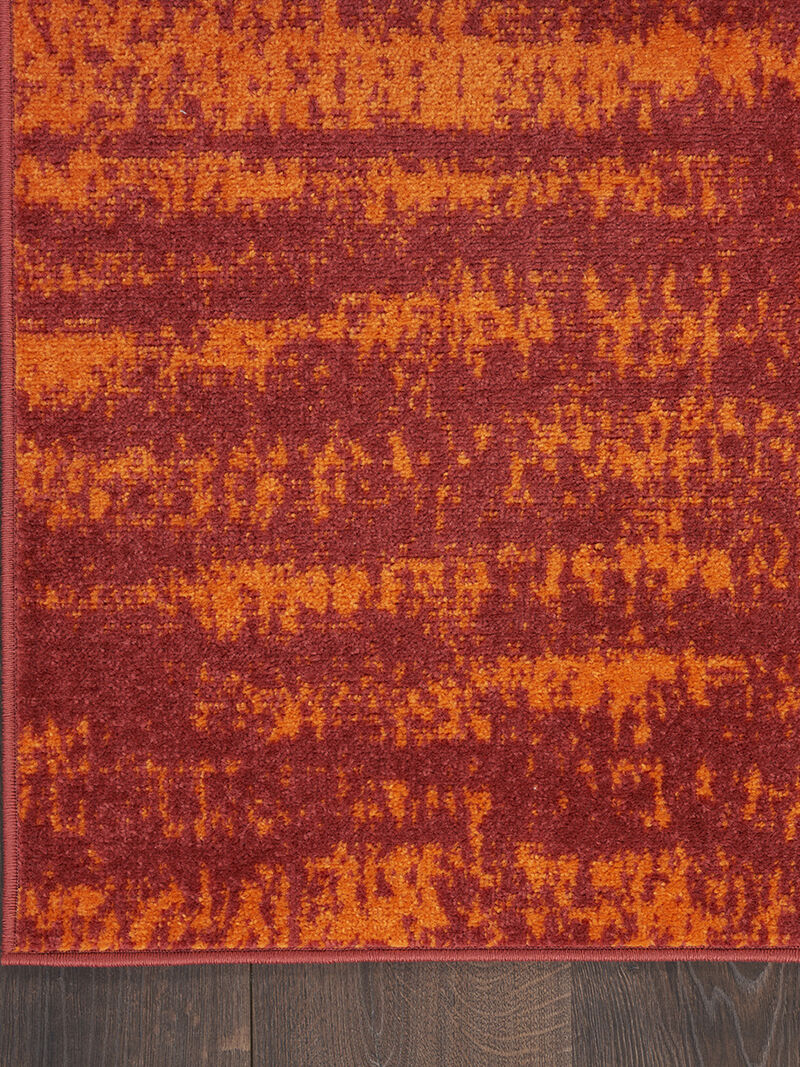 Nourison Essentials NRE03 Red 6' x 9' Rug