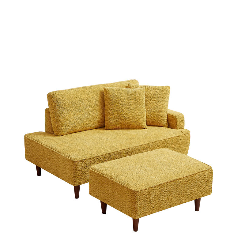 Statco  Chaise Lounge Chair with Ottoman image number 2