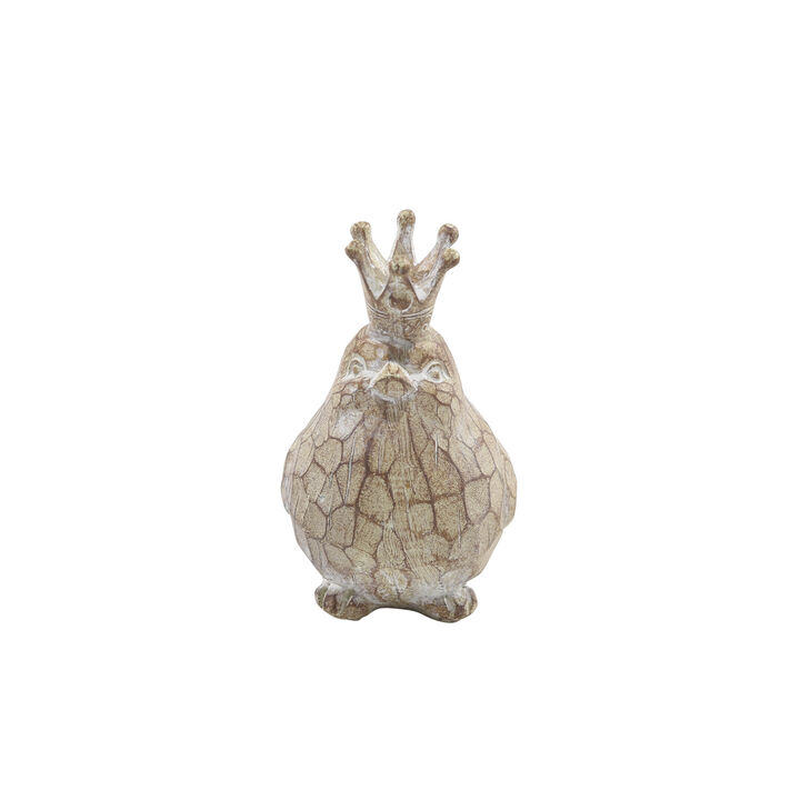 S/2 Resin Birds W/Crowns