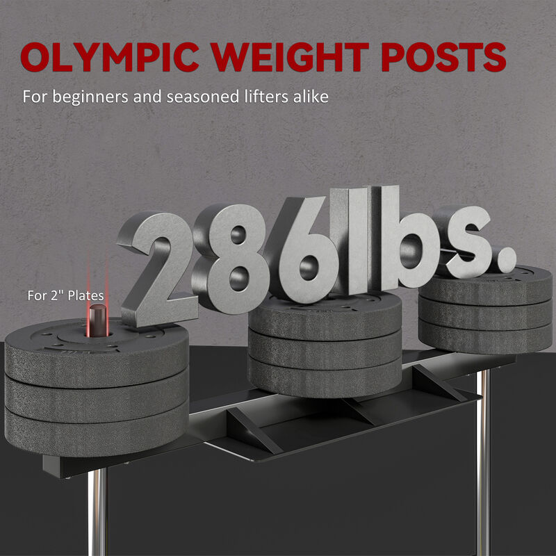 Hivvago Vertical Leg Press Machine with Adjustable Back, Head and Leg Positions image number 4