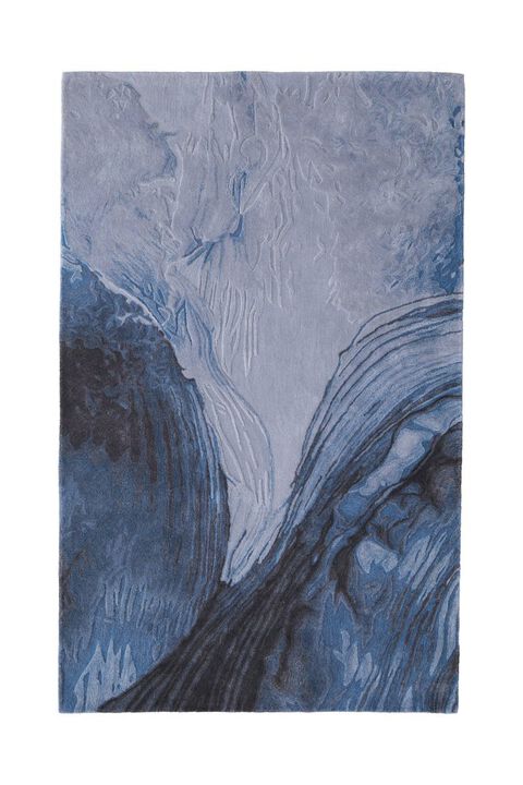 Kawai 8983F Blue/Gray 9' x 12' Rug