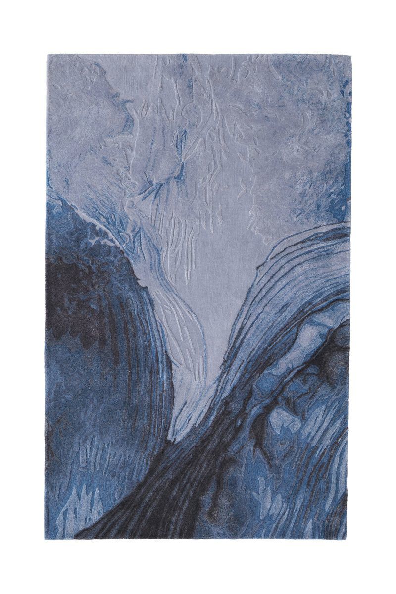 Kawai 8983F Blue/Gray 9' x 12' Rug image number 0