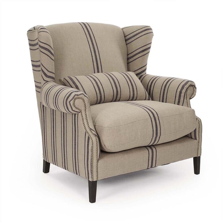 Napoleon Half Wingback Chair