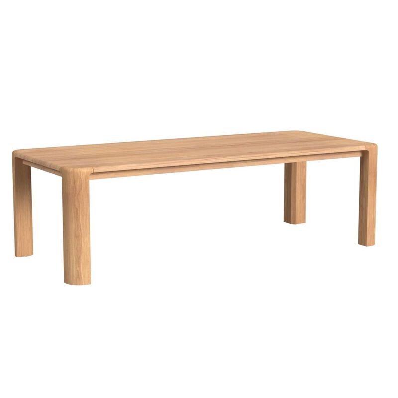 Natural Teak 96" Dining Table