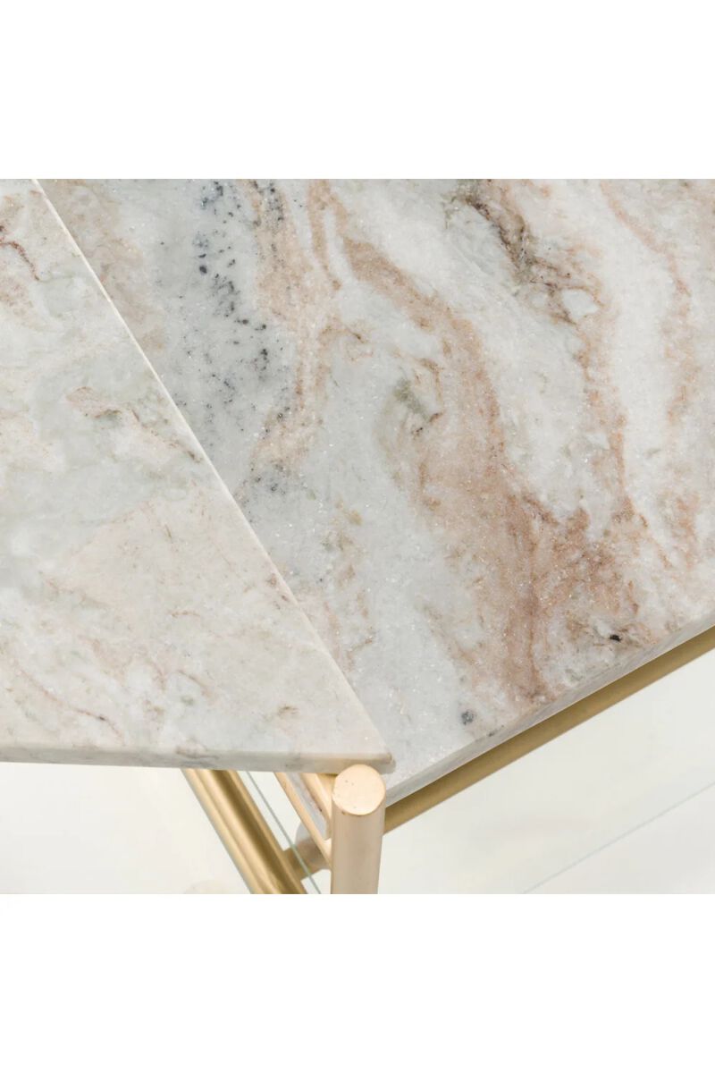 Beige Marble Coffee Table | OROA Modern Mosk image number 7