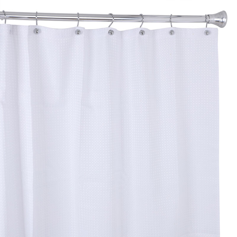 Metal Shower Curtain Hooks, Set of 12 image number 5