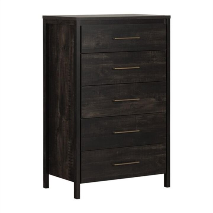 Hivvago Modern Java 5 Drawer Storage Chest
