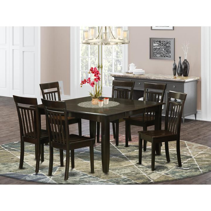 7 Pc Formal Dining room set-Table and 6 Kitchen Chairs.