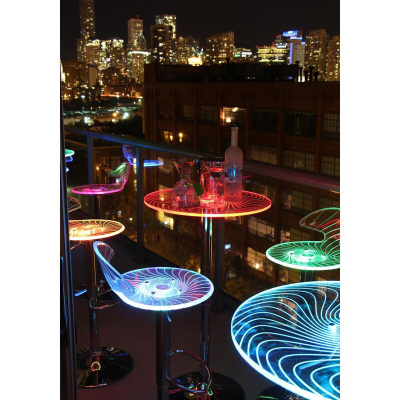 LumiSource Multi Spyra Bar Table