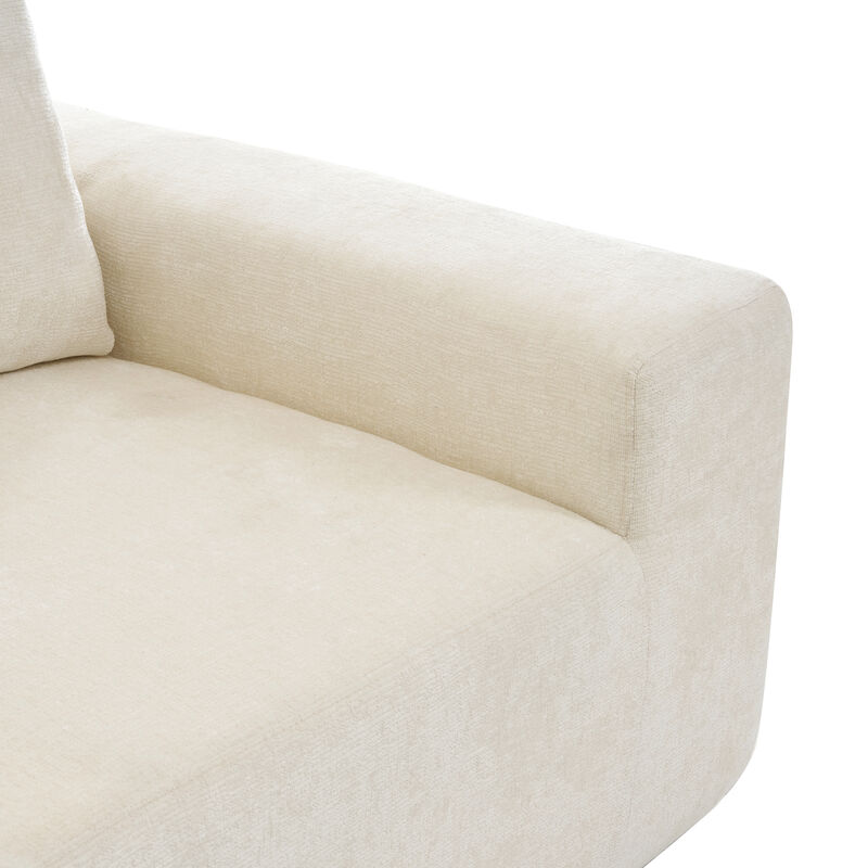 Miksa Oversized Chenille Modular Sectional Sofa image number 5