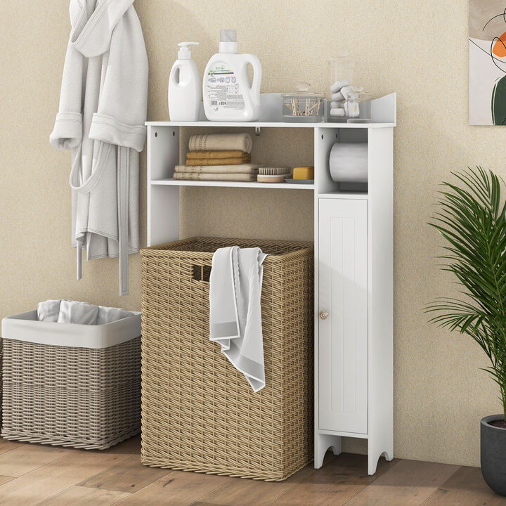 Over the Toilet Storage Cabinet with Toilet Paper Holder
