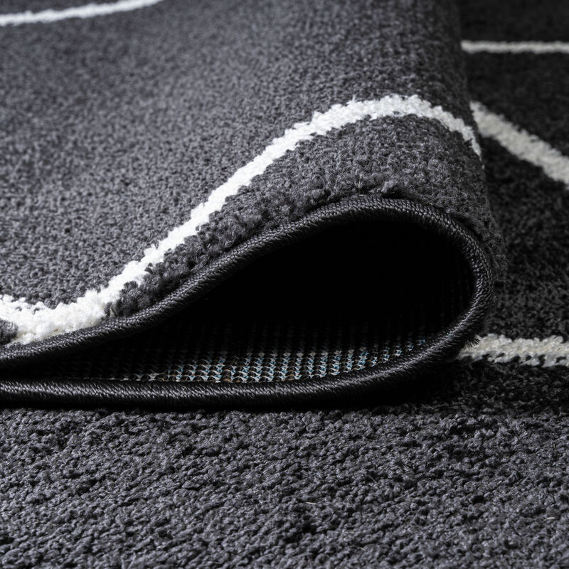 Cole Minimalist Diamond Trellis Area Rug