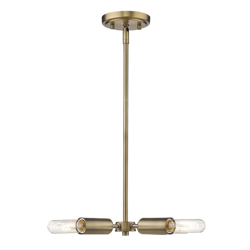 Hivvago Gold Four Light Metal Dimmable Chandelier