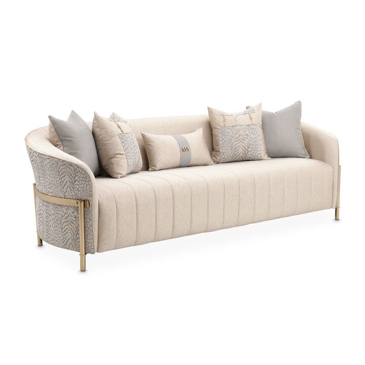 Starlight Canyon Home Gold Beige Accent Chair, Living Room Comfy Chair for Reading and Relaxation