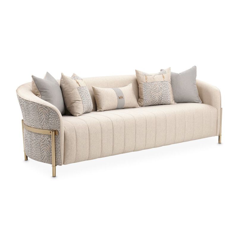 Starlight Canyon Home Gold Beige Accent Chair, Living Room Comfy Chair for Reading and Relaxation image number 1