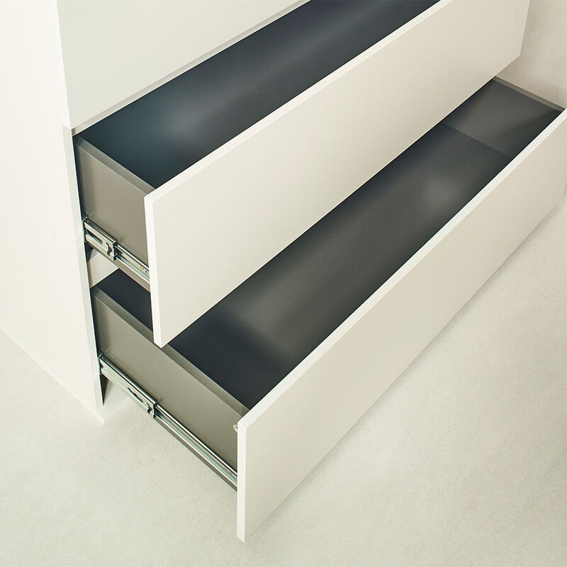 FC Design Klair Living Four-Drawer Contemporary Wood Chest