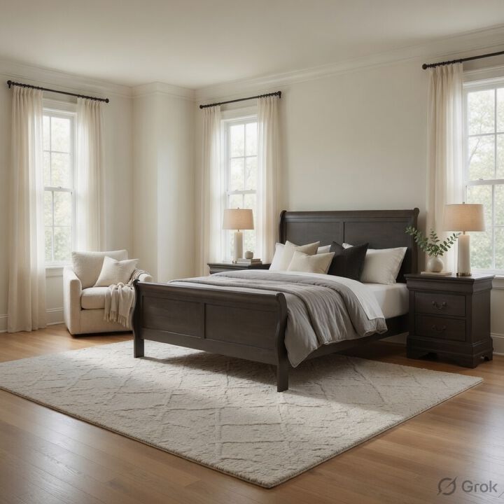 Bedroom Set, 3-Piece Set with Bed and Two Nightstands