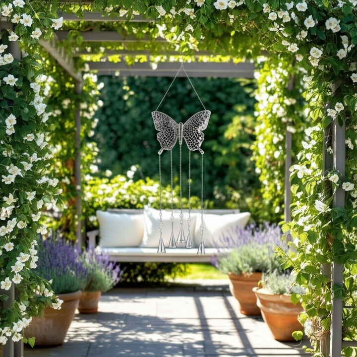 Mosaic Butterfly Windchime