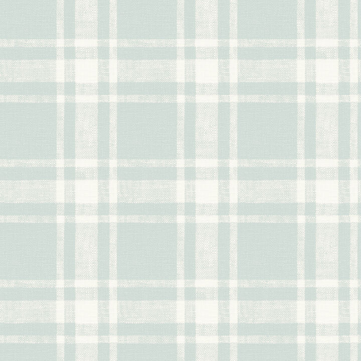 Antoine Light Blue Flannel Wallpaper