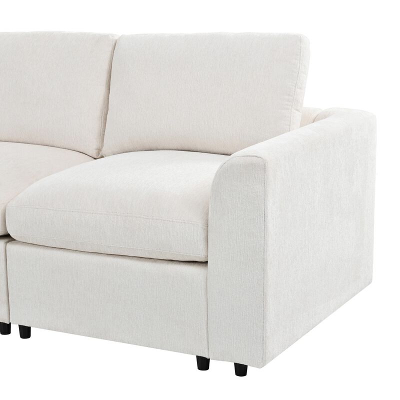 Hubsam U-Style 4-Piece Sofa Set image number 6