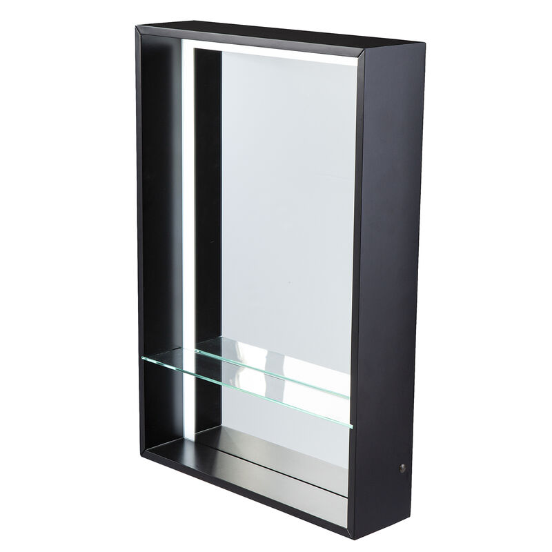 Wervin Lighted Shelf Mirror