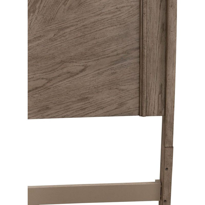 Liberty Furniture Avalon Queen Panel Headboard with Oak Wood Frame  - Burnished Beige image number 5