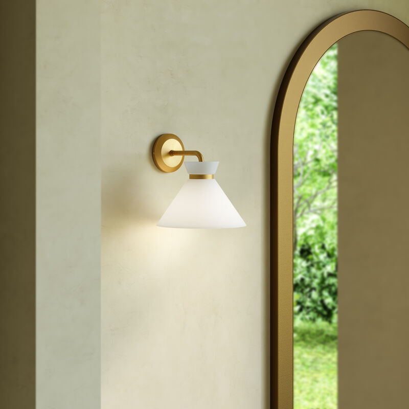 Halston 8-in 1 Light Damp-Rated Wall/Vanity Light image number 2