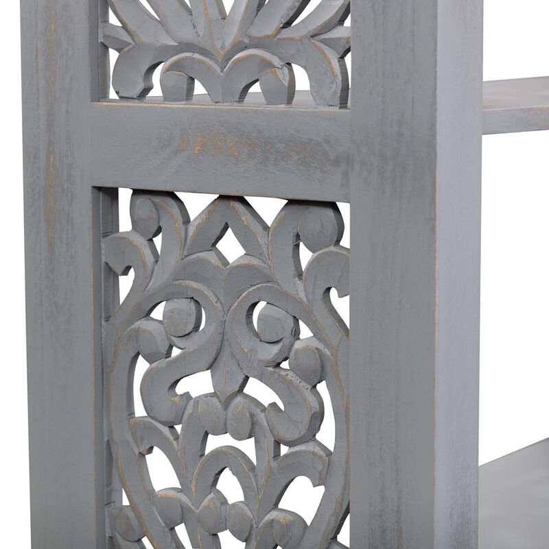 Liberty Furniture Trellis Lane Accent Bookcase in Weathered image number 1