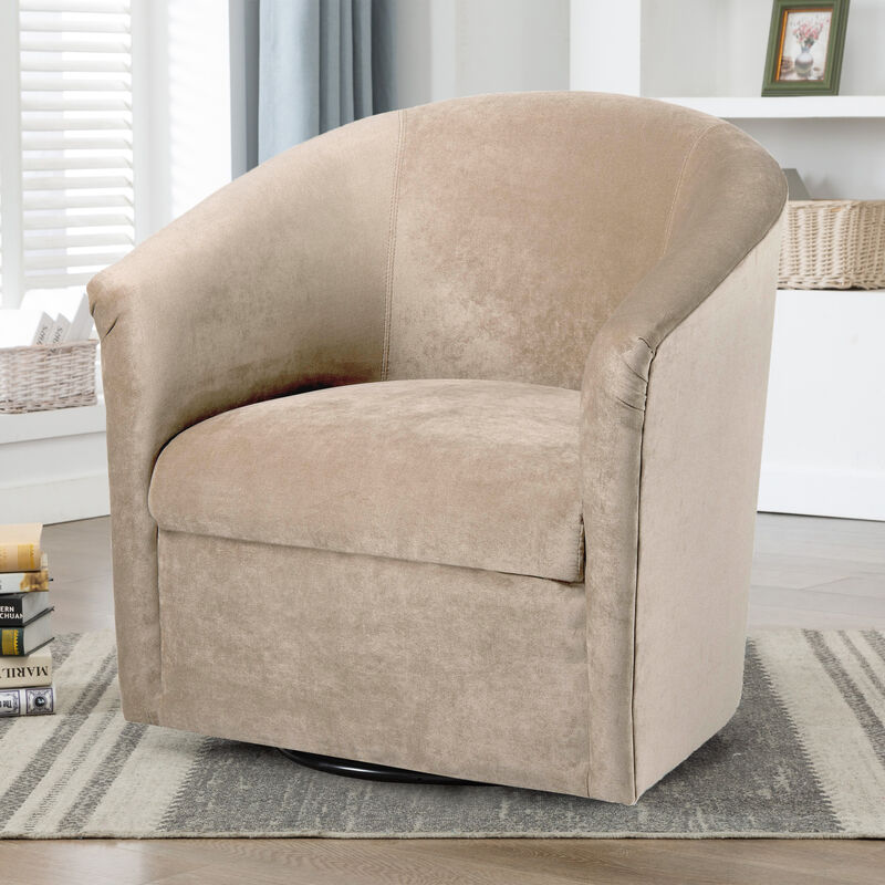 Eden Sand Swivel Chair image number 4