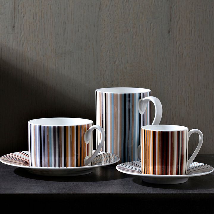 Mug STRIPES JENKINS 148, diam. 3.35", H 3.86"