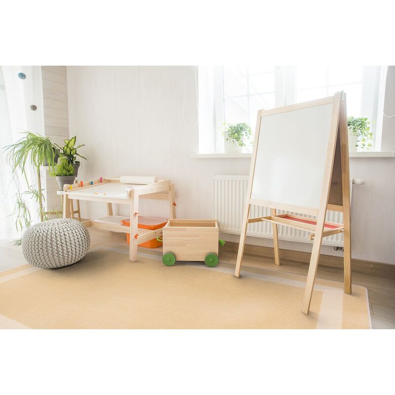 Joy Carpets Kid Essentials Portrait 10'9 x 13'2 Area Rug in Color Onyx