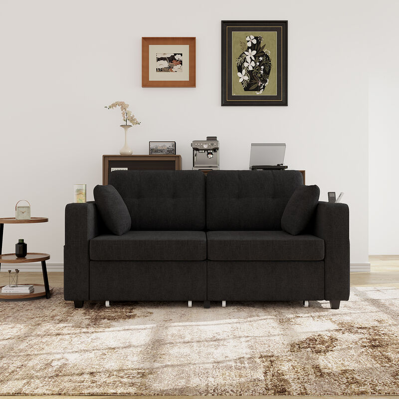 Kistub with Storage Sectional Sofa image number 1