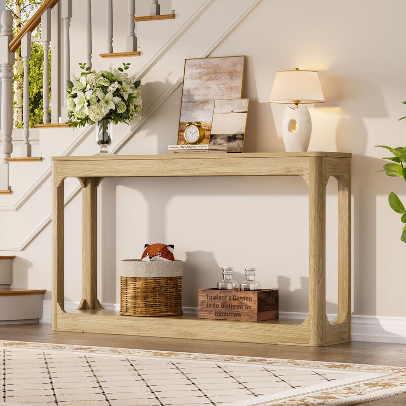 Nulvud wood console table image number 2