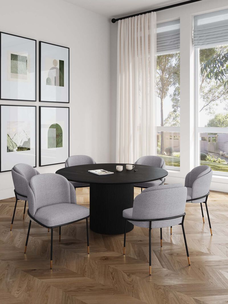 Rockaway Black 7-Piece Dining Set image number 0
