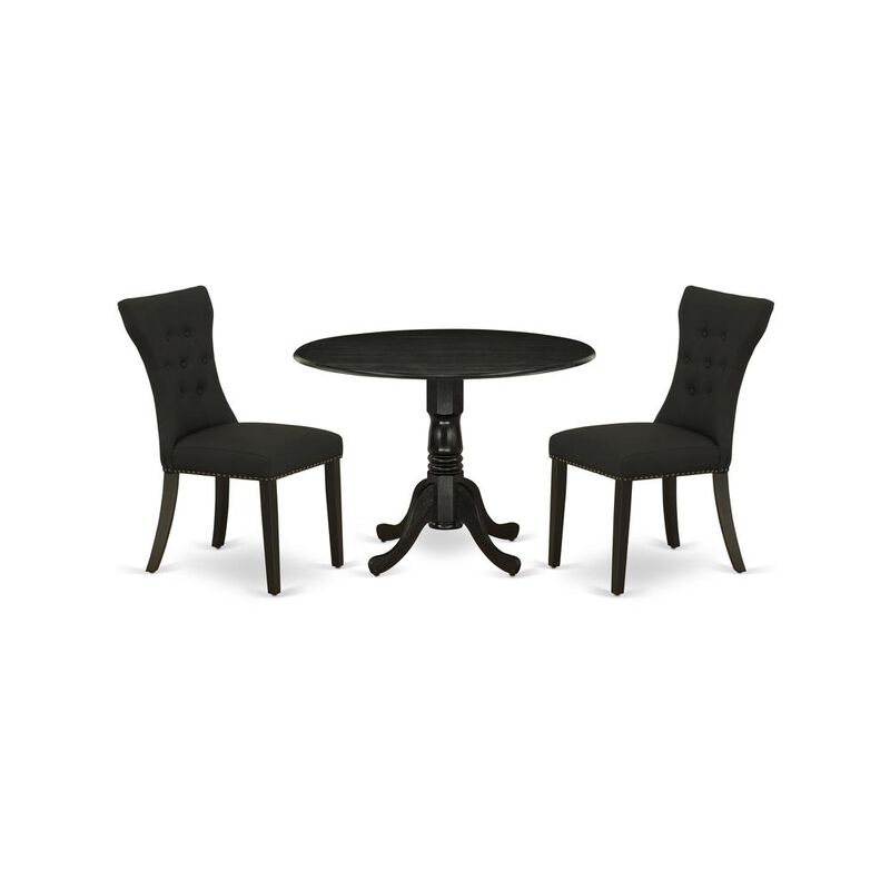 Dining Room Set Wirebrushed Black