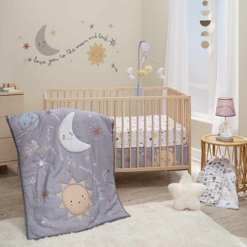 Bedtime Originals Little Star Celestial Cotton Muslin Swaddle Blankets 2-Pack