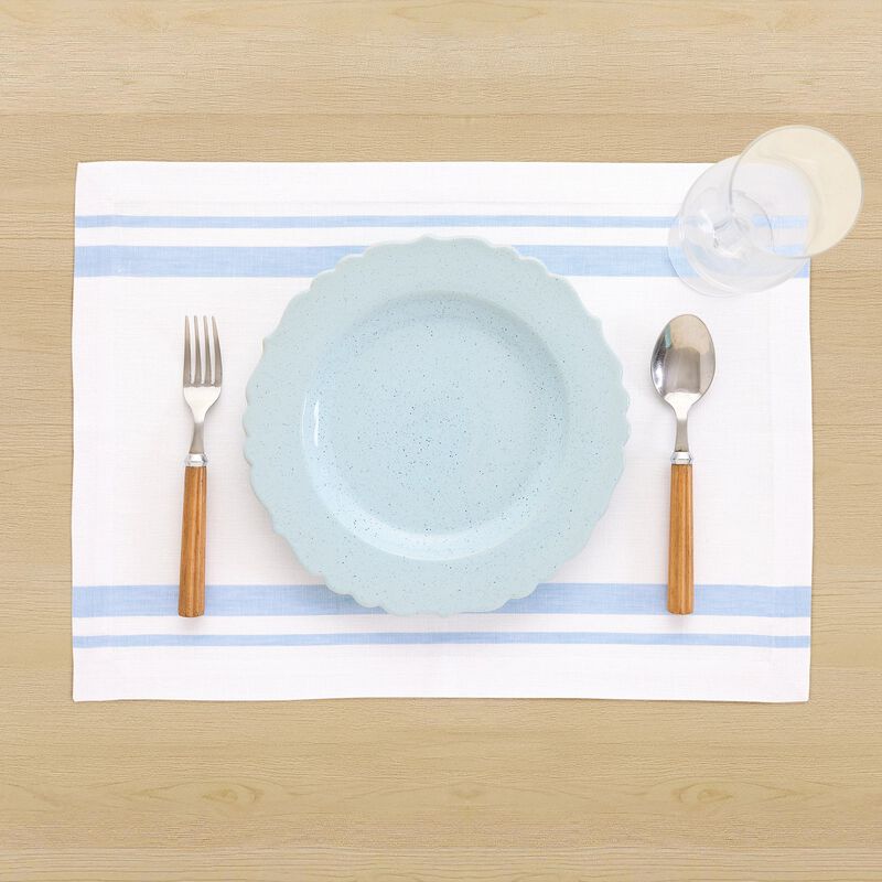 Linen Placemats - French Stripe image number 2