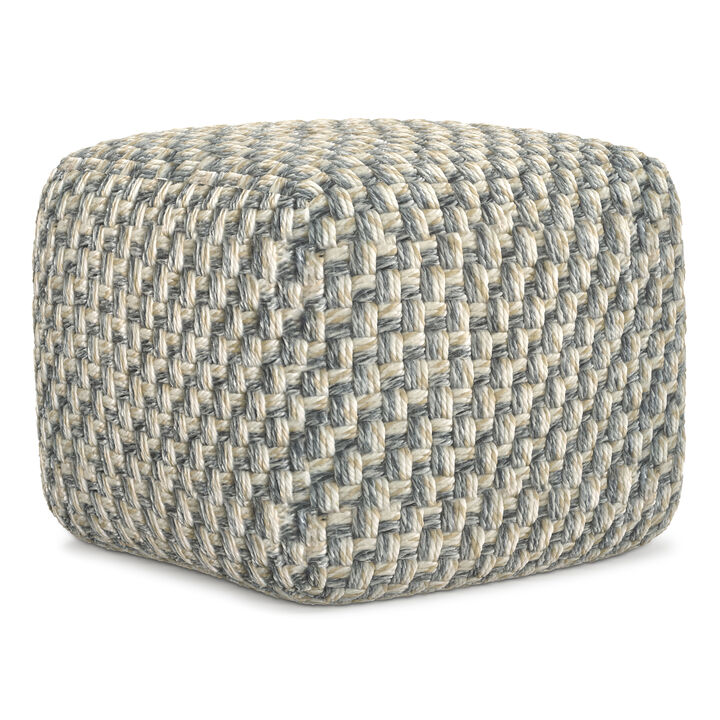 Simpli Home Beatrix Square Pouf